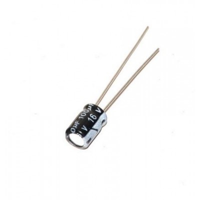 High quality 16 v / 100 uf electrolytic capacitor size 5 * 7 aluminum electrolytic capacitor