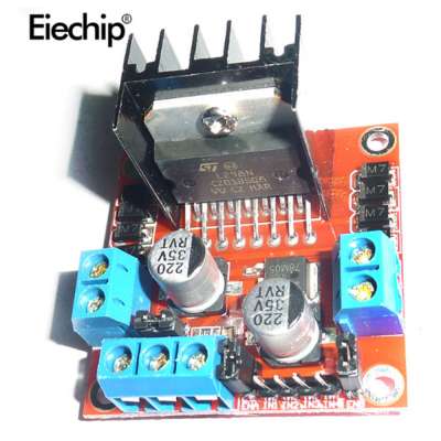 1pcs Original chip L298N motor driver board module dc stepper motor intelligent robot car