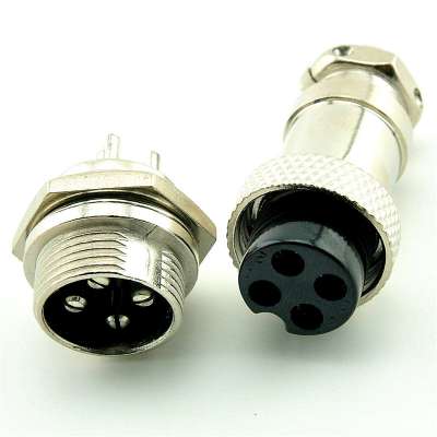 Bridge field 16mm G16-4 |4PIN core aviation plug cable connector plug + socket