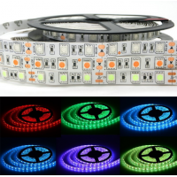 A5 led strip SMD 5050 DC12V flexible light 60LEDs/m, Ice Blue,Pink,Purple,Golden 5m/lot waterproof