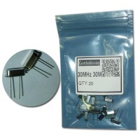 100pcs/set Crystal oscillator 30.000MHz 2 pin crystal  HC-49S smd crystal oscillator 30mhz