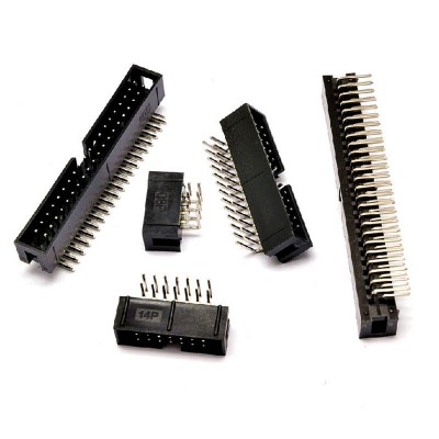 DC3-26P Right angle JTAG ISP socket IDC Box headers connector 26Pins 2x13 2.54mm Pitch Box headers female connector