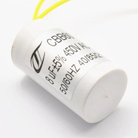 CBB60 washing machine capacitor 450V 8UF 5% motor starting capacitor